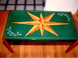 green-wood-star-inlay-coffee-table