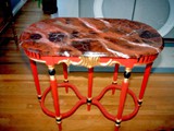 red-marble-table